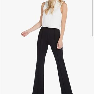 SPANX Charcoal - Hi-Rise Flare Pants
